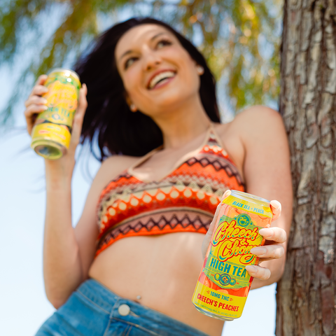 THC Iced Tea - Cheech's Peaches (10 mg)