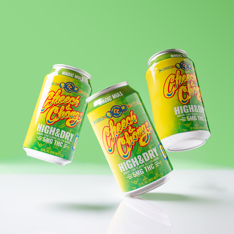 GET BUZZED WITHOUT THE NEXT-DAY BACKLASH WITH HIGH & DRY THC INFUSED SELTZER - MAGIC MULE