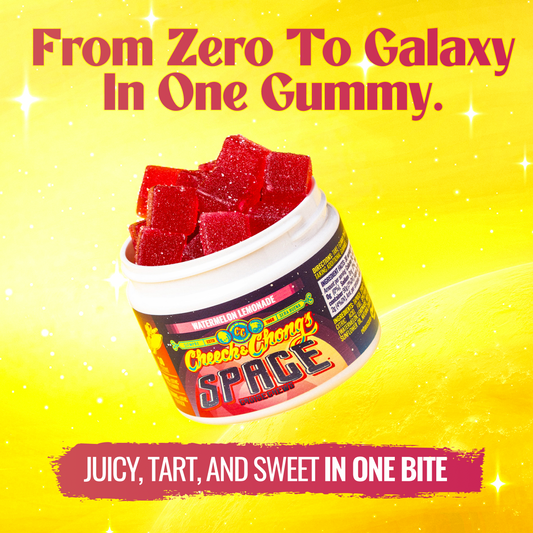 Blast Off With Cheech & Chong’s Triple-Strength Watermelon Lemonade Space Chews (Limited Time Only)