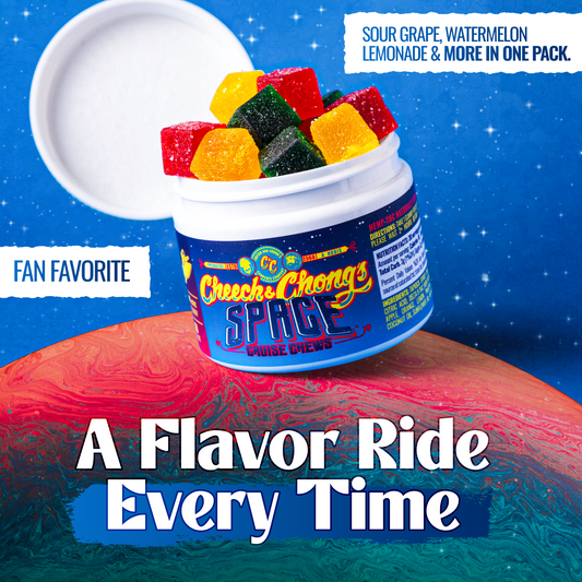 Blast Off With Cheech & Chong’s Triple-Strength Space Chews