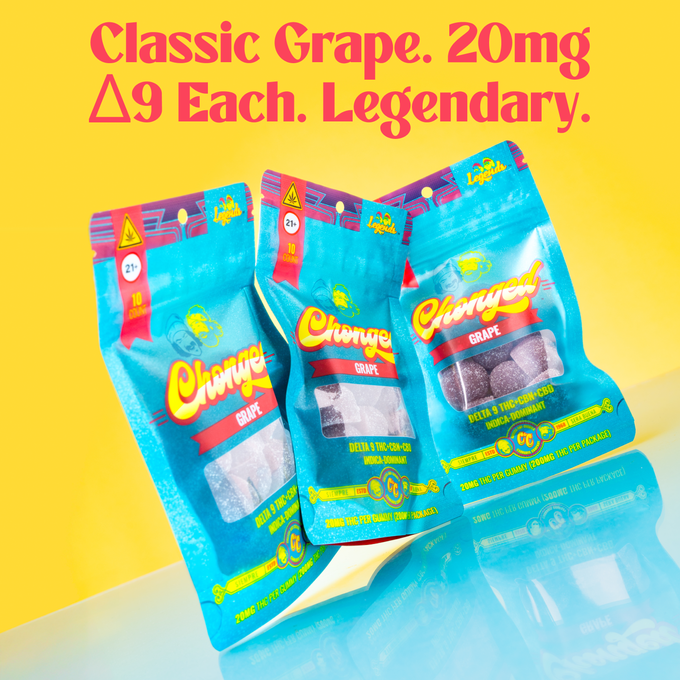 Chonged Gummies (20MG) - Grape