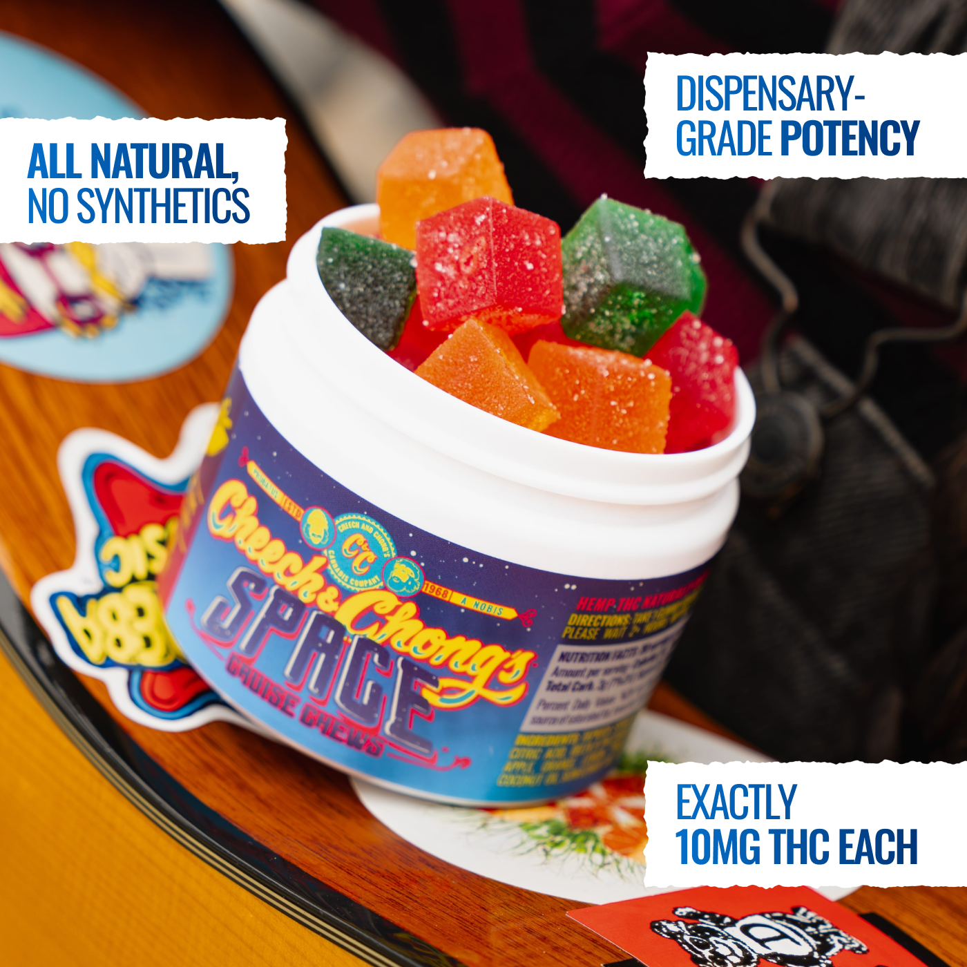 Blast Off With Cheech & Chong’s Triple-Strength Space Chews