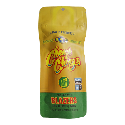 Blazers GMO + Biscotti Premium THCa Prerolls (2-pack, 2g TW)