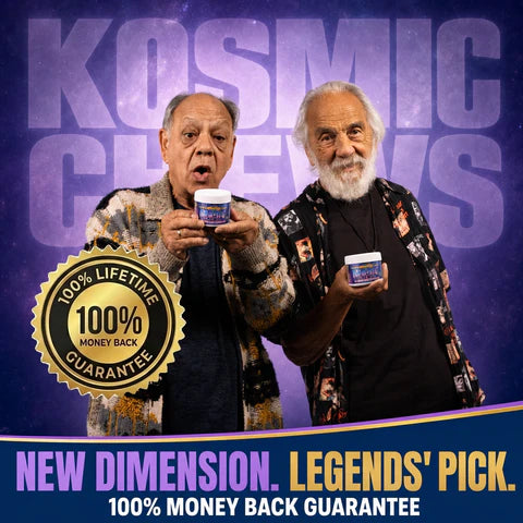 Kosmic Chews Delta-9 THC + MIT Gummies (300 mg THC + 500 mg MIT)