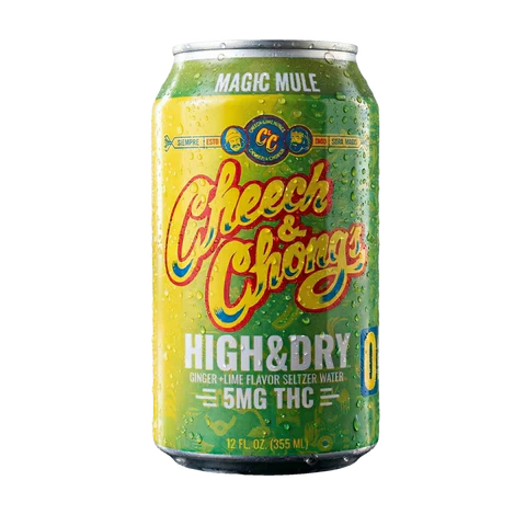 High & Dry Delta-9 THC Seltzer - Magic Mule (4-pack, 20 mg)