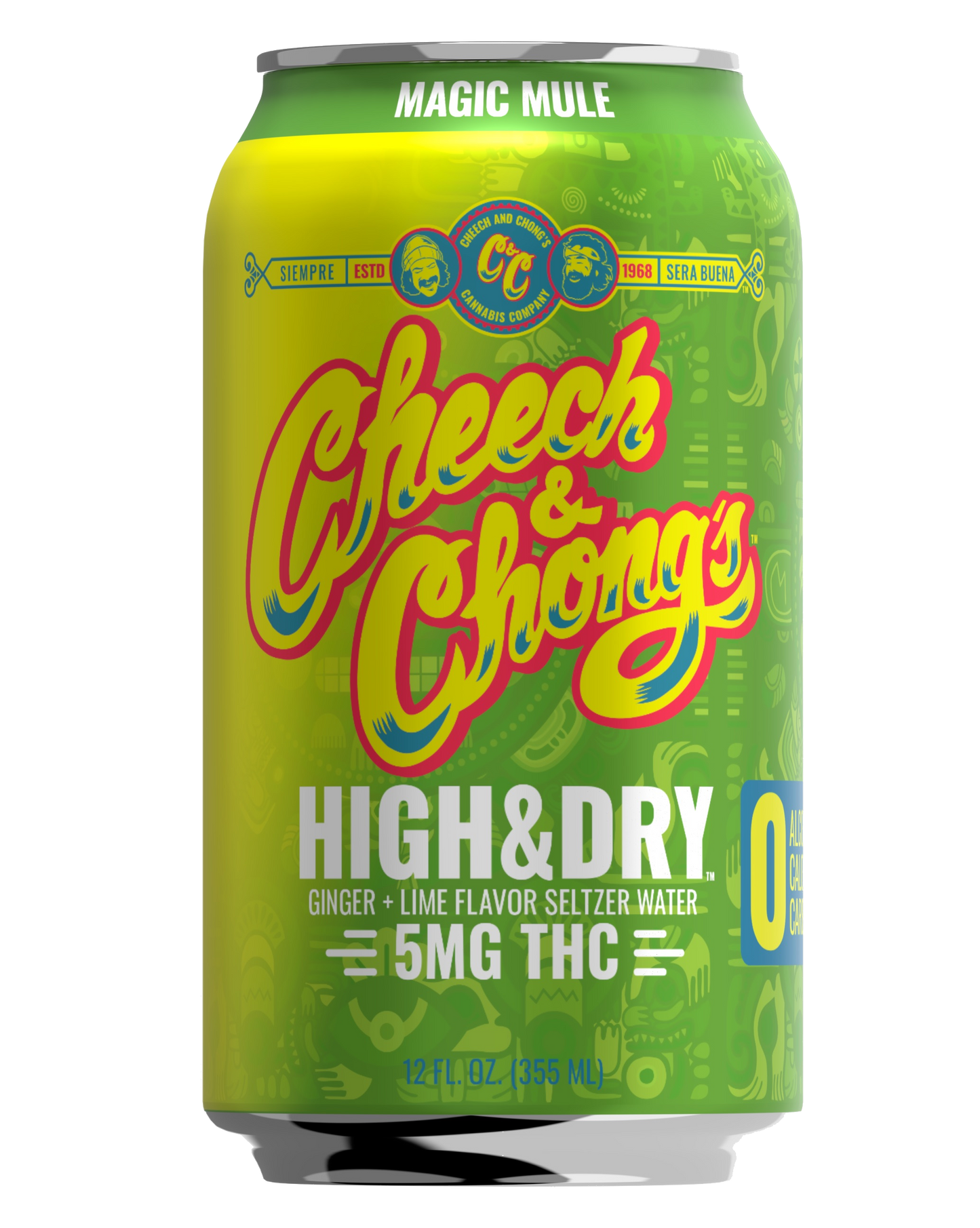 Cheech and Chong's High & Dry THC Infused Seltzer Water - Magic Mule