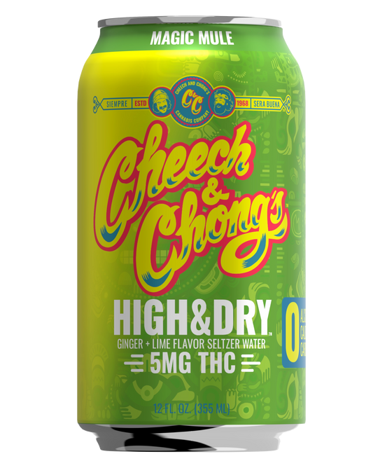 Cheech and Chong's High & Dry THC Infused Seltzer Water - Magic Mule