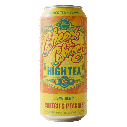 High Teas THC Infused Iced Tea - Cheech's Peaches (4-pack, 20 mg)