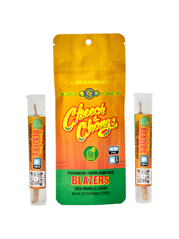 Platinum OG + Super Lemon Premium THCa Prerolls  (2-pack, 2 g)