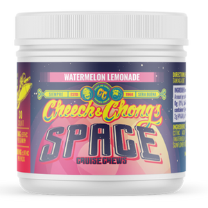 Blast Off With Cheech & Chong’s Triple-Strength Watermelon Lemonade Space Chews (Limited Time Only)