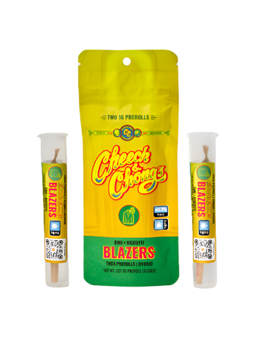 GMO + Biscotti Premium THCa Prerolls  (2-pack, 2 g)