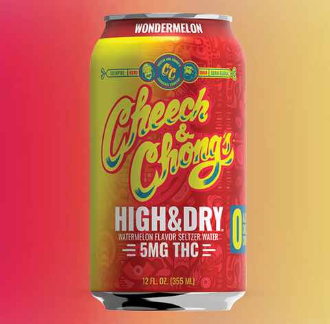 GET BUZZED WITHOUT THE NEXT-DAY BACKLASH WITH HIGH & DRY THC INFUSED SELTZER - WONDERMELON