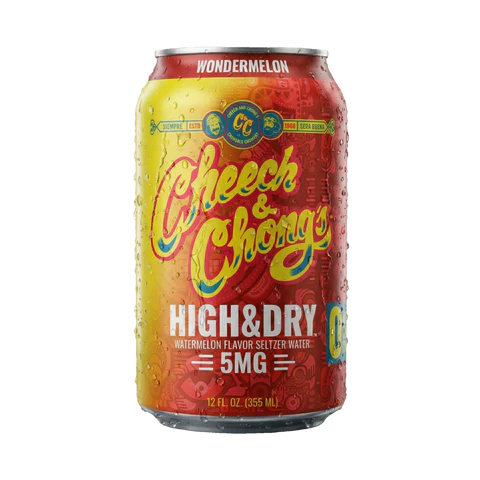 High & Dry Delta-9 THC Seltzer - Wondermelon (6-pack, 30 mg)