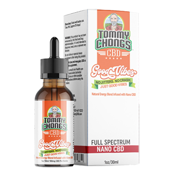Good Vibes Full-Spectrum Nano CBD Tincture  (100 mg CBD + 300 mg Caffeine)