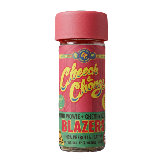 Blazers Maui Wowie + Cherry Kush Mini THCa Prerolls (5-pack, 3.75g TW)